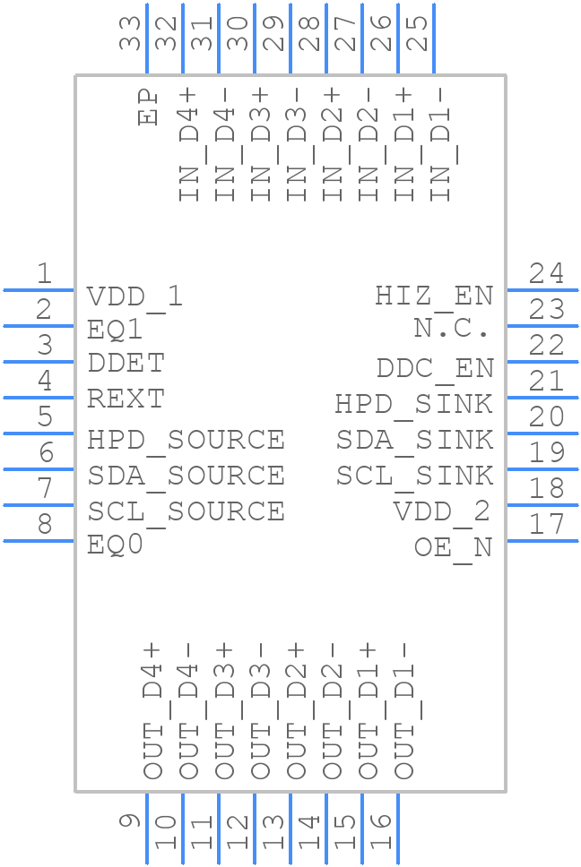 PTN3363BSY - NXP - PCB symbol