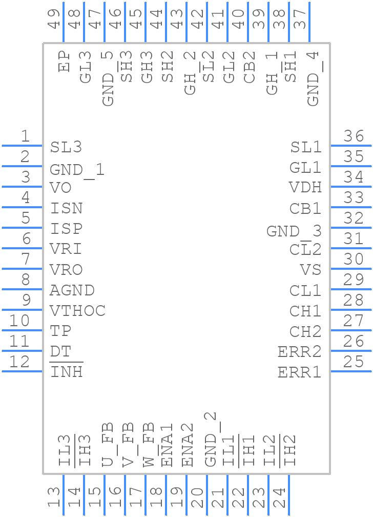 TLE7183QUXUMB1 - Infineon - PCB symbol
