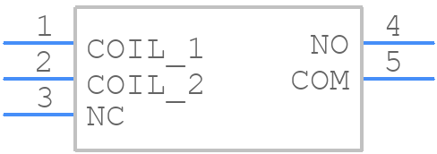 HF3FA 005-ZST(215) - Hongfa - PCB symbol