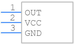 TSOP32338SS1BS21 - Vishay - PCB symbol