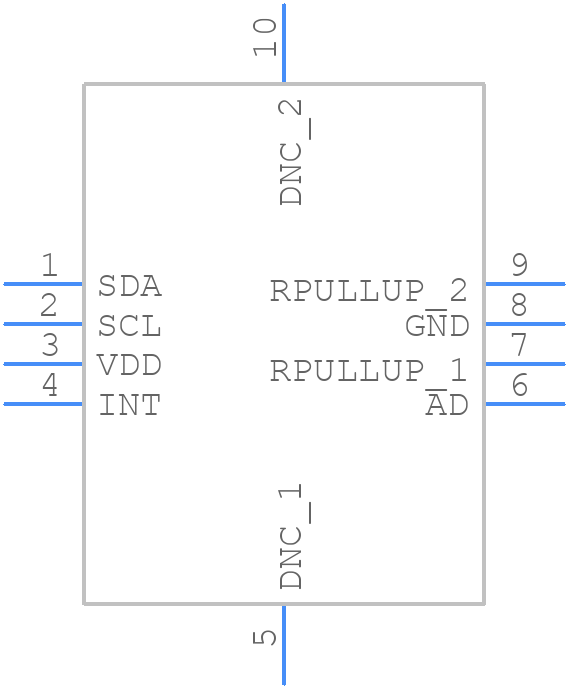SI1133-AA00-GMR - Silicon Labs - PCB symbol