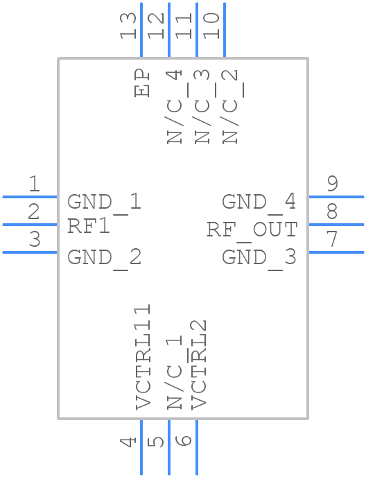 CMD285C3 - Qorvo - PCB symbol