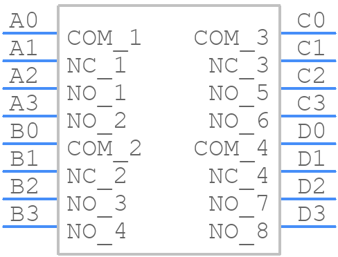 MRK403-BB - NKK Switches - PCB symbol