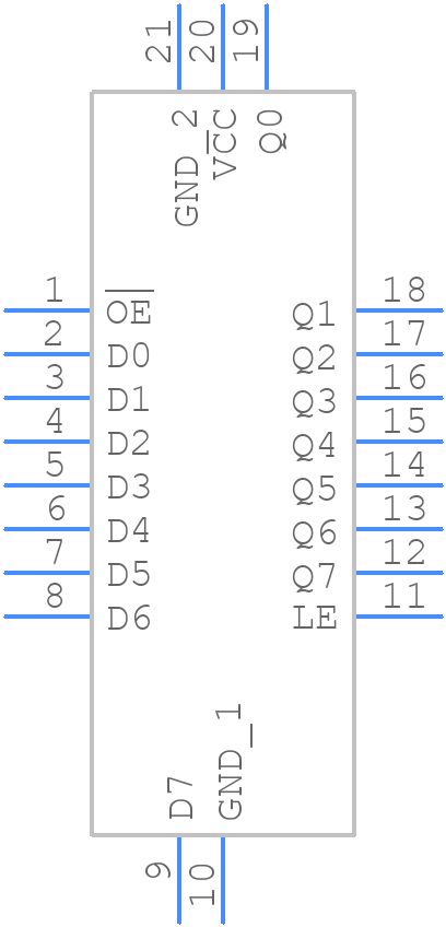 74HC573BQ-Q100,115 - Nexperia - PCB symbol