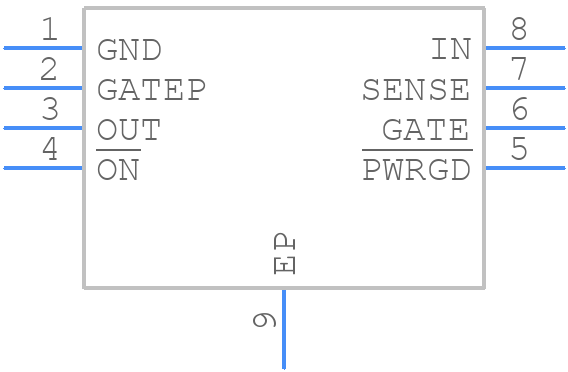 LTC4361HDC-1#PBF - Analog Devices - PCB symbol