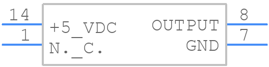 XO-43BHFREQ - Vishay - PCB symbol