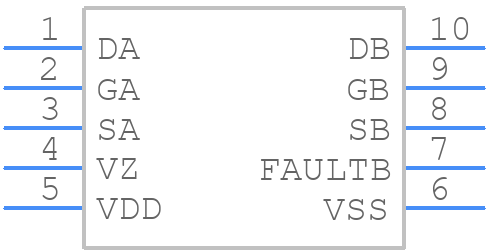 LTC4371IMS#PBF - Analog Devices - PCB symbol