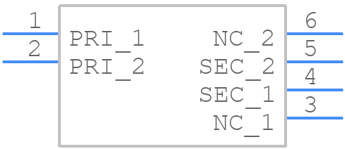 732-0443 - BLOCK - PCB symbol