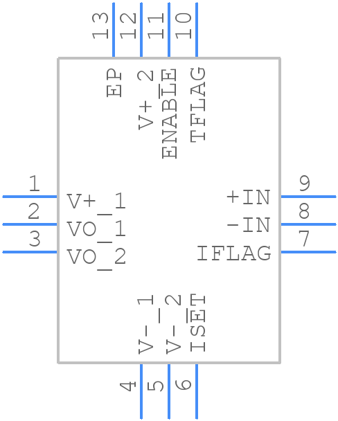 OPA567AIRHGTG4 - Texas Instruments - PCB symbol