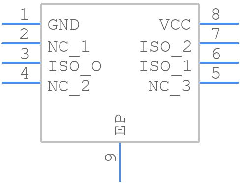 OC2321VQFN8XTMA1 - Infineon - PCB symbol