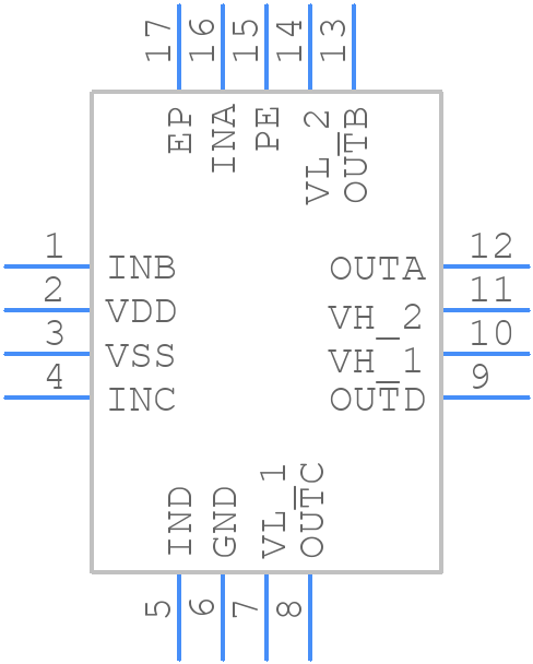 MD1822K6-G - Microchip - PCB symbol