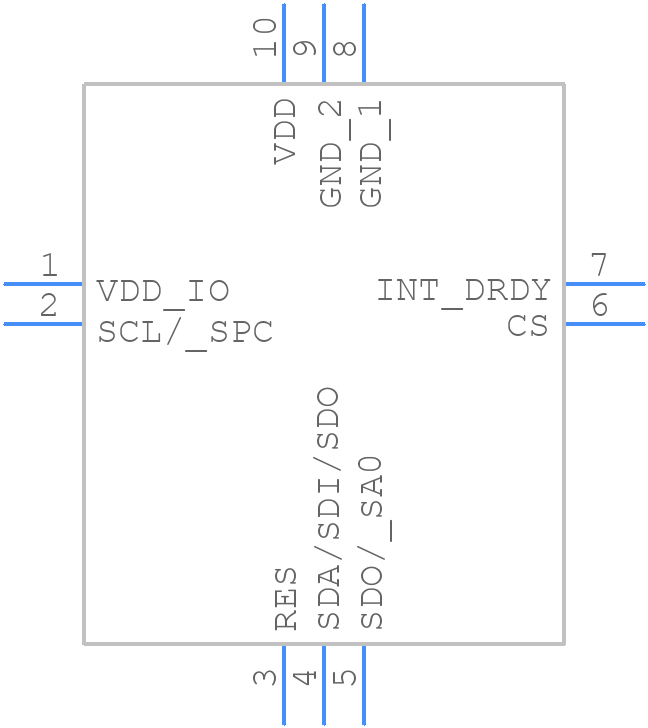 LPS25HBTR - STMicroelectronics - PCB symbol