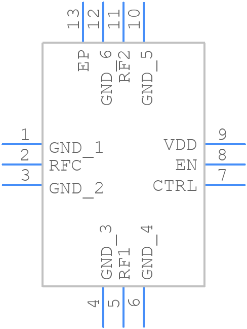 QPC7512TR13 - Qorvo - PCB symbol