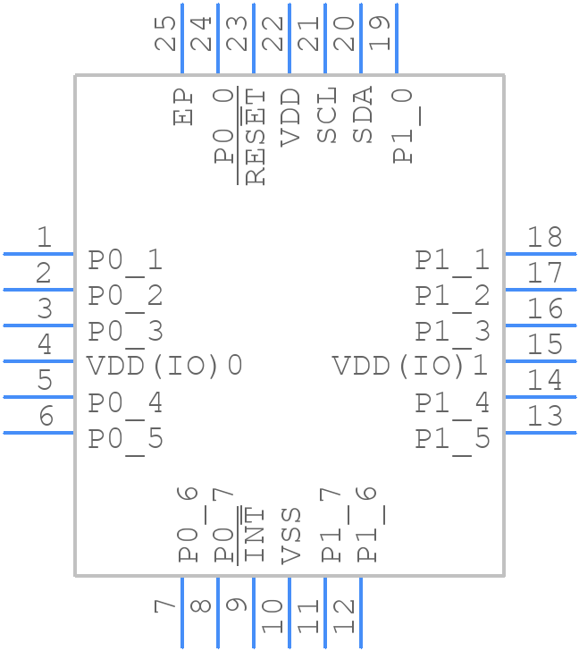 PCA9575HF,118 - NXP - PCB symbol