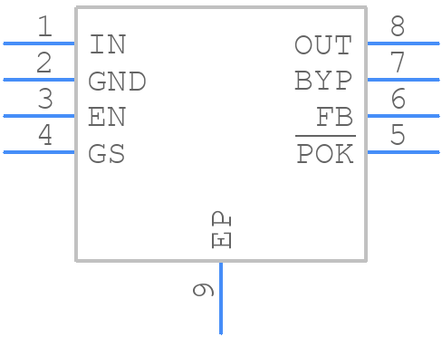 MAX8902BATA/V+ - Analog Devices - PCB symbol