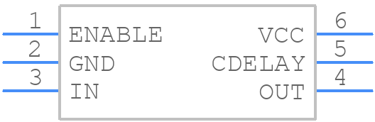 MAX6897PALT+ - Analog Devices - PCB symbol