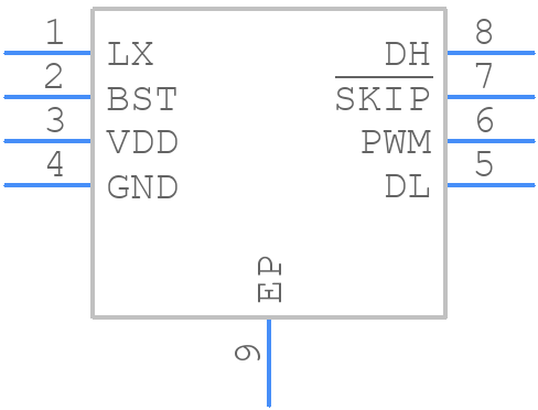 MAX15492BGTA/V+ - Analog Devices - PCB symbol