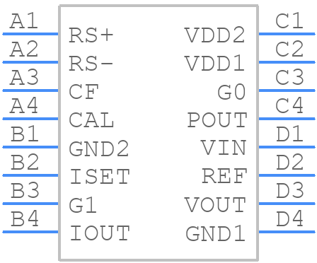 MAX44298UWE+ - Analog Devices - PCB symbol