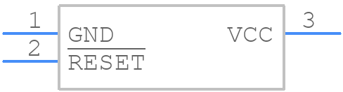 MAX6381XR31D3+ - Analog Devices - PCB symbol