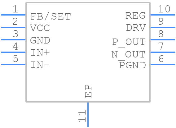 MAX15024AATB/V+ - Analog Devices - PCB symbol