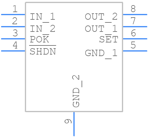 MAX1935ETA15+ - Analog Devices - PCB symbol