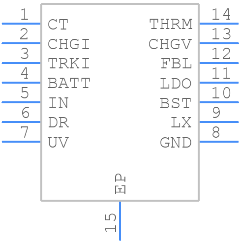 MAX8672ETD+ - Analog Devices - PCB symbol