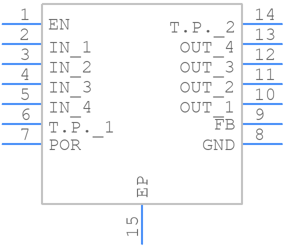 MAX8528EUD+ - Analog Devices - PCB symbol