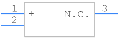 LM4050BEM3-2.5+ - Analog Devices - PCB symbol