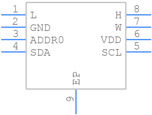 MAX5395LATA+ - Analog Devices - PCB symbol