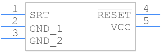 MAX6426UK39+ - Analog Devices - PCB symbol