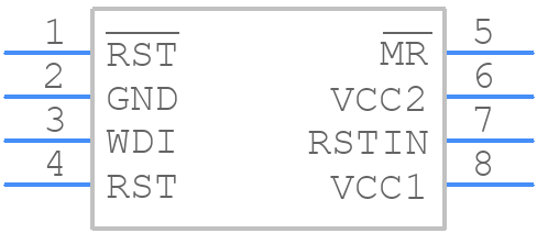 MAX6725AKALTD3+ - Analog Devices - PCB symbol