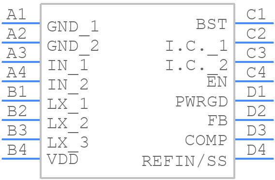 MAX15051EWE+ - Analog Devices - PCB symbol