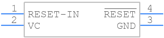 MAX6838XSD0+ - Analog Devices - PCB symbol