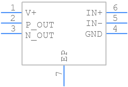 MAX5048BATT+ - Analog Devices - PCB symbol
