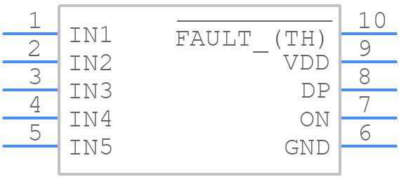 MAX1808EUB+ - Analog Devices - PCB symbol
