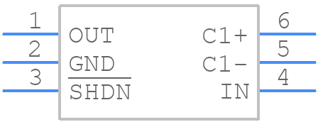 MAX1852EXT+ - Analog Devices - PCB symbol