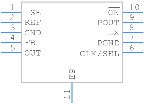 MAX1760ETB+ - Analog Devices - PCB symbol