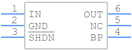 MAX8840ELT18+ - Analog Devices - PCB symbol