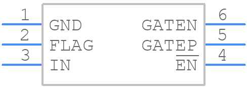 MAX4866LELT+ - Analog Devices - PCB symbol