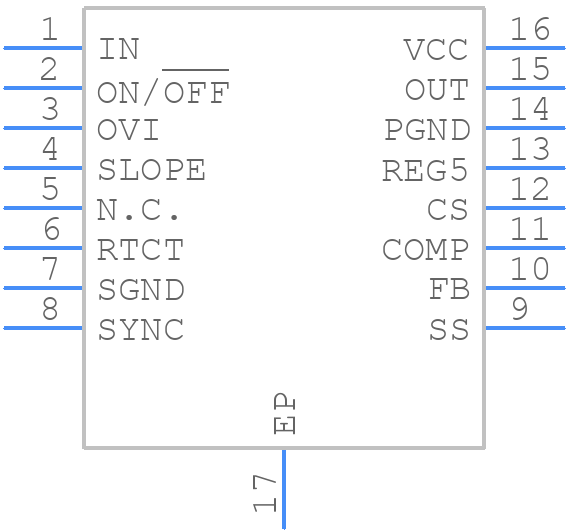 MAX15004CAUE/V+ - Analog Devices - PCB symbol