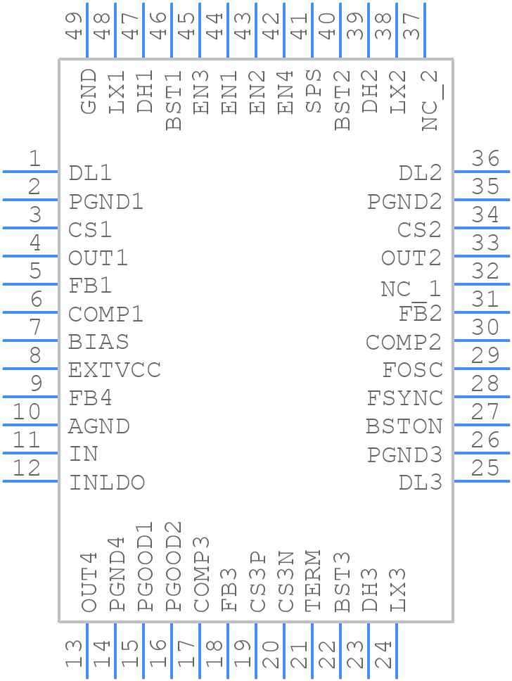 MAX20031BATMF/V+ - Analog Devices - PCB symbol