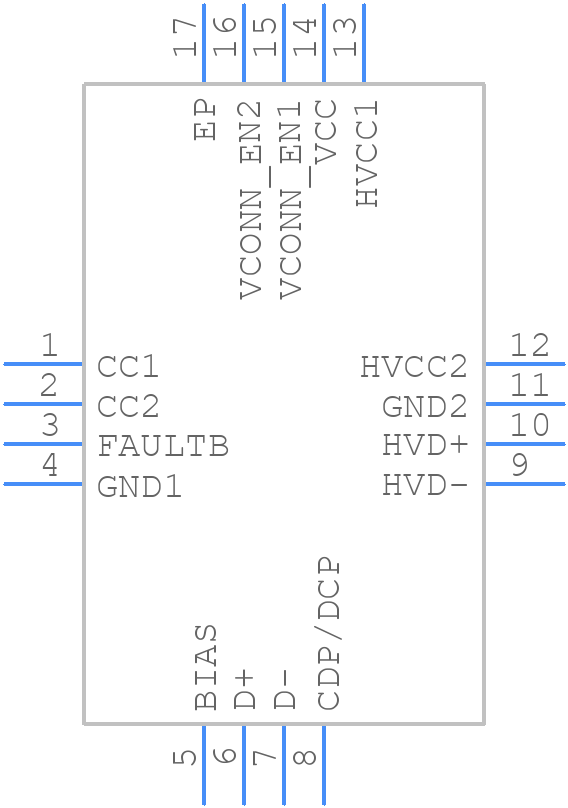 MAX25410AGTEA/V+ - Analog Devices - PCB symbol