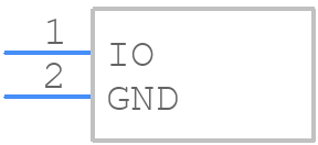 DS28E16GA+U - Analog Devices - PCB symbol