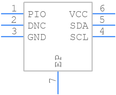 DS28C50Q+T - Analog Devices - PCB symbol