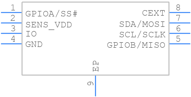 DS28E18Q+T - Analog Devices - PCB symbol