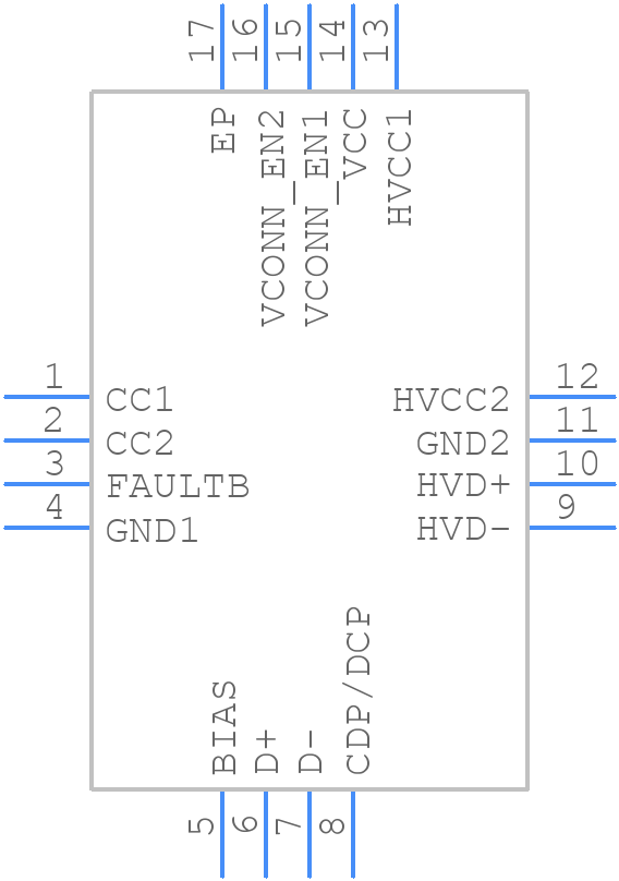 MAX25410GTE/V+ - Analog Devices - PCB symbol
