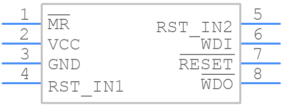 MAX6701TKA+ - Analog Devices - PCB symbol