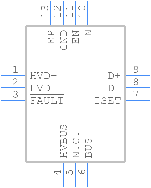 MAX20046GTC/V+ - Analog Devices - PCB symbol