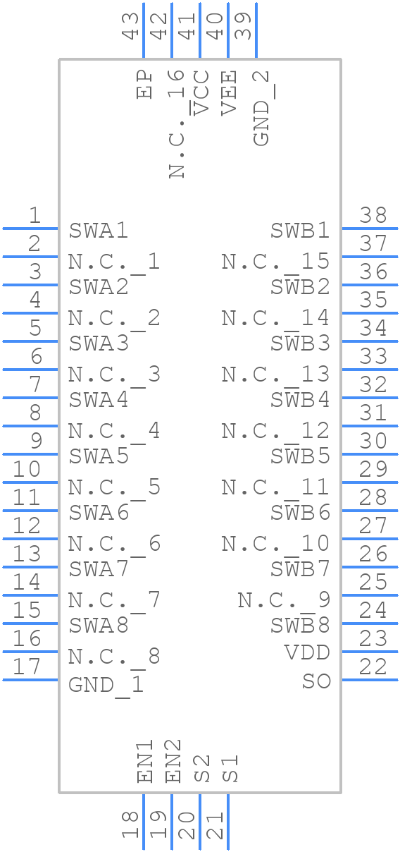 MAX4937ACTO+ - Analog Devices - PCB symbol