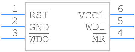 MAX6730AUTSD3+ - Analog Devices - PCB symbol